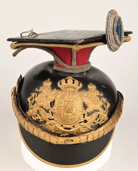 Bavarian 1st Uhlan Regt. Officers Tschapka. Visuel 1 principal